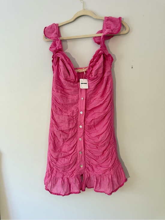 Free People Dresses & Skirts - Free People Jen's pirates booty pink mini dress